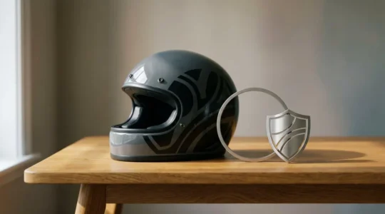 Concept de protection juridique et sécurité financière lors de l'achat d'une moto avec crédit affecté